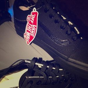 Black vans size 9.5 men